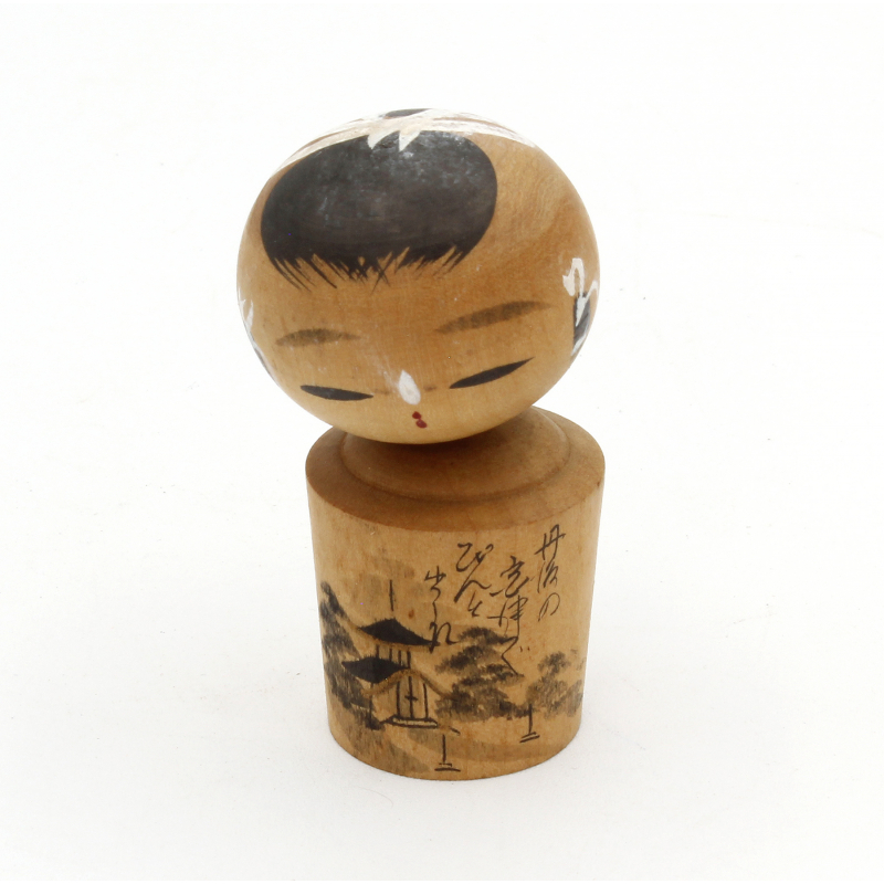 Muñeca japonesa antigua kokeshi 52