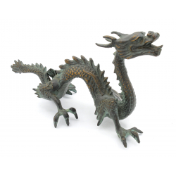 Figura antigua japonesa de bronce FIG23 dragón