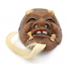 Antique Japanese Noh theatre mask Tama Shusaku view 2