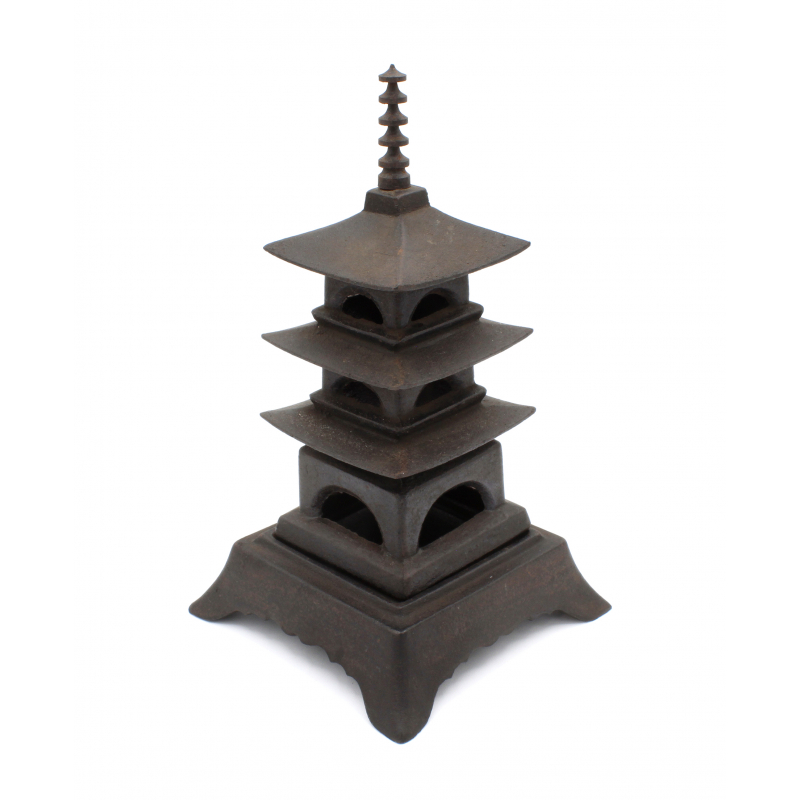 Figura antigua japonesa de hierro FIG26 pagoda