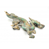 Figura antigua japonesa de bronce FIG33 dragón vista 5