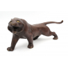 Figura japonesa bronce FIG38 tigre del zodiaco chino vista 2