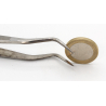 Japanese tilted stainless tweezers 14006  160 mm view 2