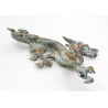 Antique Japanese bronze figure FIG41 dragon view 5