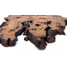 Laja de madera antigua japonesa jiita 45 vista 3