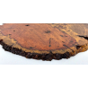 Laja de madera antigua japonesa jiita 49 vista 3