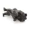 Japanese bronze Foo lion -Komainu- figure FIG47 view 5