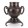 Incensario antiguo japonés bronce INC14 vista 3