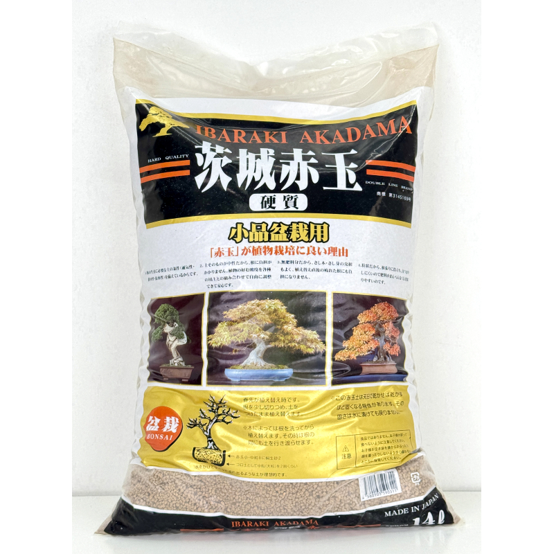 Akadama Ibaraki grano fino - shohin 14 l Akadama Ibaraki grano fino - shohin 14 l