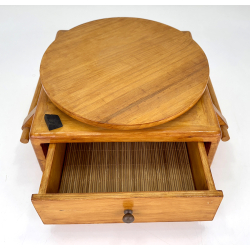 Torno artesanal de madera para bonsái  vista 2
