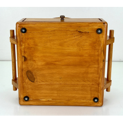 Torno artesanal de madera para bonsái  vista 5