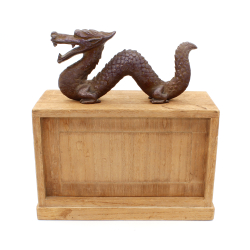 Figura antigua japonesa de bronce FIG55 dragón