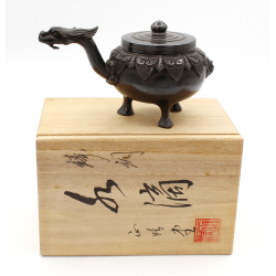 Incensario antiguo japonés de bronce FIG58