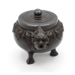 Incensario antiguo japonés de bronce FIG58 vista 3