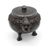 Incensario antiguo japonés de bronce FIG58 vista 3
