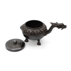 Incensario antiguo japonés de bronce FIG58 vista 4