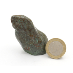Tenpai-figura japonesa bronce FIG61 conejo del zodiaco chino vista 3