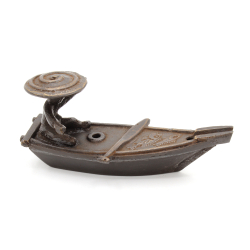 Tenpai-incensario japonés bronce FIG62 barca