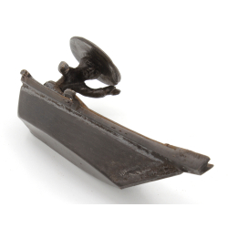 Tenpai-incensario japonés bronce FIG62 barca vista 2