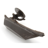 Tenpai-incensario japonés bronce FIG62 barca vista 2