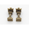 Japanese bronze tenpai 167 pack 2 lanterns view 3