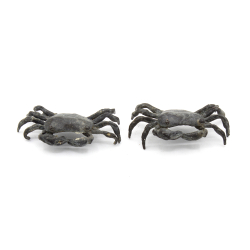 Japanese bronze tenpai 169 pack 2 crabs