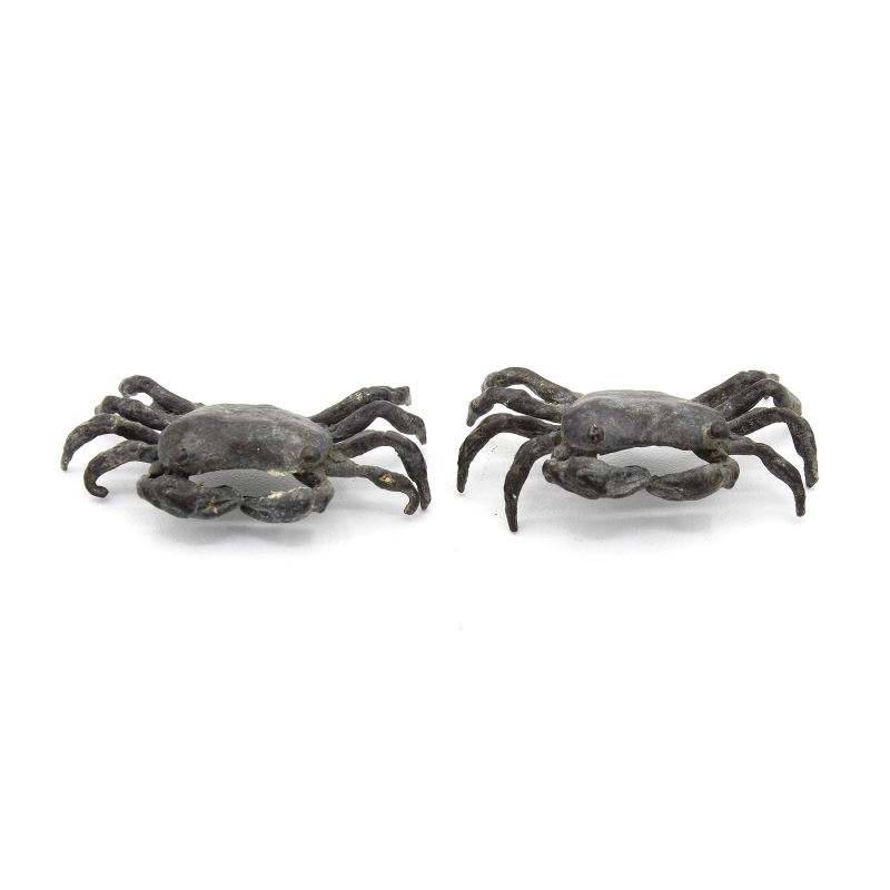 Japanese bronze tenpai 169 pack 2 crabs Japanese bronze tenpai 169 pack 2 crabs