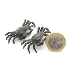 Japanese bronze tenpai 169 pack 2 crabs view 2 Japanese bronze tenpai 169 pack 2 crabs view 2