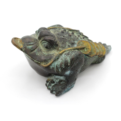 Antique Chinese bronze figure FIG65 Chan Chu view 2 Antique Chinese bronze figure FIG65 Chan Chu view 2