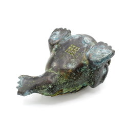 Antique Chinese bronze figure FIG65 Chan Chu view 5 Antique Chinese bronze figure FIG65 Chan Chu view 5