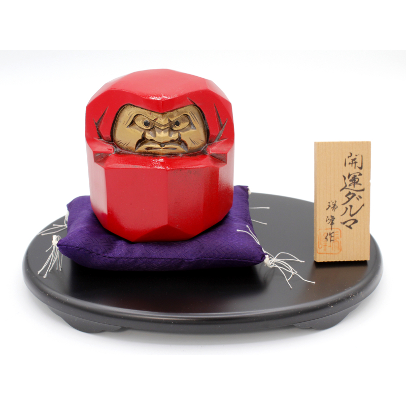 Japanese cast iron figure FIg71 Daruma