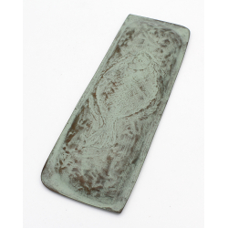 Japanese bronze pen tray BAN15 view 3