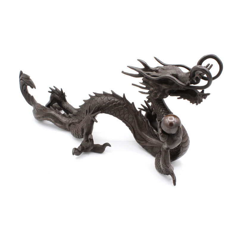 Antique Japanese bronze figurine FIG68 dragon Antique Japanese bronze figurine FIG68 dragon