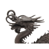 Antique Japanese bronze figurine FIG68 dragon view 3