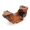 Japanese wooden lantern LT9 view 6