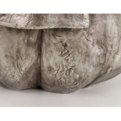 Figura antigua de bronce Kan'Ami FIG73 Nakamura Toshihisa vista 4