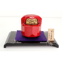 Japanese cast iron figure FIg75 Daruma