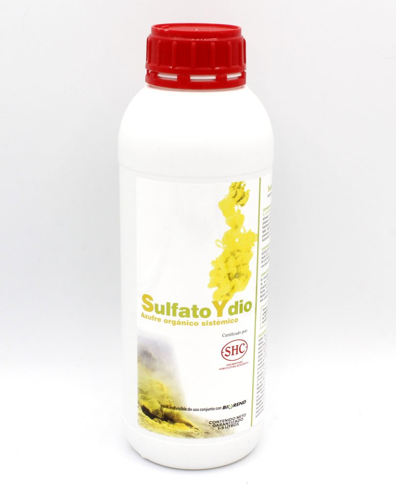 SulfatoYdio azufre orgánico sistémico 1 l Laos Garden