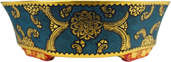 Kutani Nakata Kingyoku Laos Garden